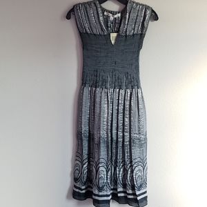 Silver Metallic Dress